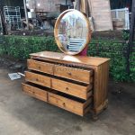 Buffet Credenza Kayu Jati With Round Mirror HMJ-BUFT 26 - Image 2