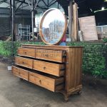 Buffet Credenza Kayu Jati With Round Mirror HMJ-BUFT 26 - Image 4