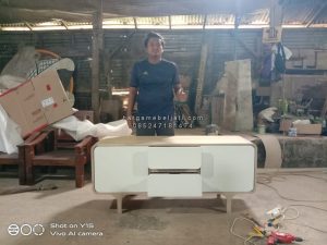 Buffet TV Kayu Jati Retro Scandinavian HMJ-BFTV 21