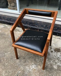 Kursi Cafe Minimalis Kayu Jati HMJ-KCF 18 - Image 3