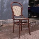 Kursi Cafe Minimalis Kayu Jati x Rotan HMJ-KCF 17 - Image 4