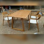Set Kursi Makan Minimalis Kayu Jati HMJ-SKMKN 17 - Image 2