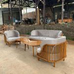 Set Kursi Sofa Tamu Kayu Jati Custom Design Minimalis HMJ-SKTMU 22 - Image 2