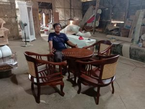 Set Kursi Teras Betawi Kayu Jati HMJ-SKTRS 01