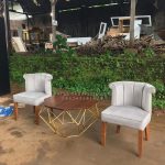 Set Kursi Teras Minimalis Industrial Kayu Jati HMJ-SKTRS 03