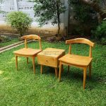 Set Kursi Teras Minimalis Kayu Jati HMJ-SKTRS 10