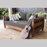 Bangku Bale-Bale Daybed Kayu Jati Minimalis HMJ-BBL 004