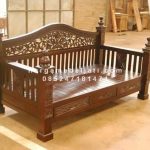 Bangku Bale-Bale Daybed Kayu Jati Ukir HMJ-BBL 008