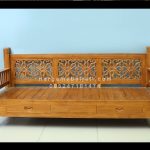 Bangku Bale-Bale Daybed Kayu Jati Ukir HMJ-BBL 010