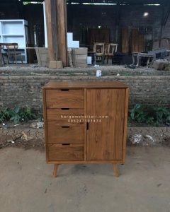 Buffet Kayu Jati Mid Century Style HMJ-BUFT 34