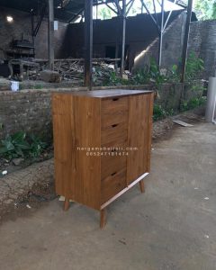 Buffet Kayu Jati Mid Century Style HMJ-BUFT 34 - Image 4