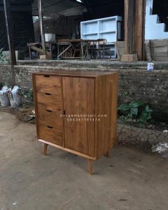 Buffet Kayu Jati Mid Century Style HMJ-BUFT 34 - Image 5
