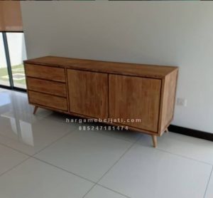 Buffet Kayu Jati Minimalis Retro HMJ-BUFT 32 - Image 2