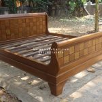 Dipan Ranjang Tempat Tidur Kayu Jati Minimalis Modern HMJ-TTD 23