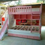 Dipan Tempat Tidur Ranjang Anak White x Pink Duco Minimalis HMJ - DAT 005 - Image 2