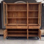 Industrial Display Cabinet Lemari Pajangan Almari Hias Minimalis Kayu Jati HMJ-DSC 15 - Image 2