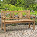 Kursi Bangku Taman Furniture Outdoor Kayu Jati HMJ - FT 004