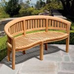Kursi Bangku Taman Furniture Outdoor Kayu Jati HMJ - FT 005