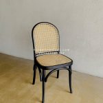 Kursi Cafe Minimalis Kayu Jati x Rotan HMJ-KCF 23