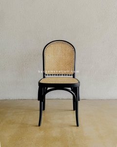 Kursi Cafe Minimalis Kayu Jati x Rotan HMJ-KCF 23 - Image 2
