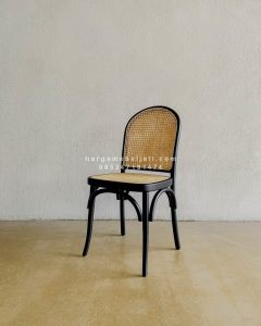 Kursi Cafe Minimalis Kayu Jati x Rotan HMJ-KCF 23 - Image 3
