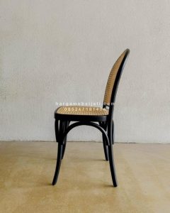Kursi Cafe Minimalis Kayu Jati x Rotan HMJ-KCF 23 - Image 4