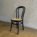 Kursi Cafe Minimalis Kayu Jati x Rotan HMJ-KCF 24