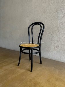 Kursi Cafe Minimalis Kayu Jati x Rotan HMJ-KCF 24