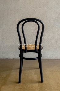 Kursi Cafe Minimalis Kayu Jati x Rotan HMJ-KCF 24 - Image 3
