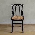 Kursi Cafe Minimalis Kayu Jati x Rotan HMJ-KCF 25