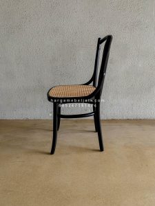 Kursi Cafe Minimalis Kayu Jati x Rotan HMJ-KCF 25 - Image 2