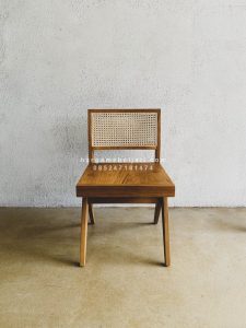 Kursi Cafe Minimalis Kayu Jati x Rotan HMJ-KCF 26 - Image 2