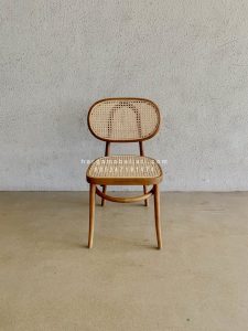Kursi Cafe Minimalis Kayu Jati x Rotan HMJ-KCF 27