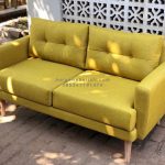 Kursi Sofa 2 Seater Scandinavian Kayu Jati HMJ-SKSF 12