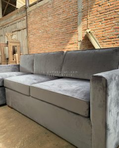 Kursi Sofa Tamu Kayu Jati Custom Design Model L Shape Minimalis HMJ-SKTMU 24 - Image 2