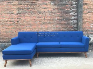 Kursi Sofa Tamu Kayu Jati Custom Design Model L Shape Minimalis HMJ-SKTMU 25