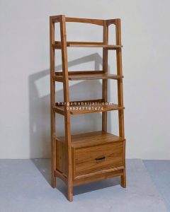 Lerberg Rak Susun Rak Serbaguna Kayu Jati Minimalis HMJ-CF 05