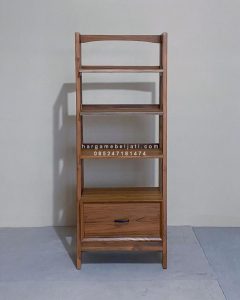 Lerberg Rak Susun Rak Serbaguna Kayu Jati Minimalis HMJ-CF 05 - Image 2