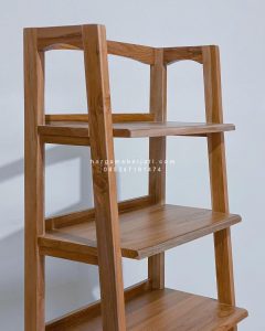 Lerberg Rak Susun Rak Serbaguna Kayu Jati Minimalis HMJ-CF 05 - Image 3
