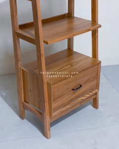 Lerberg Rak Susun Rak Serbaguna Kayu Jati Minimalis HMJ-CF 05 - Image 4
