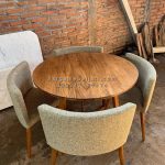 Set Kursi Makan Custom Minimalis Kayu Jati HMJ-SKMKN 21