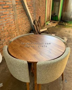 Set Kursi Makan Custom Minimalis Kayu Jati HMJ-SKMKN 21 - Image 2