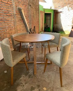 Set Kursi Makan Custom Minimalis Kayu Jati HMJ-SKMKN 21 - Image 3