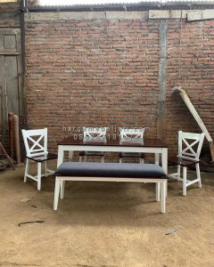 Set Kursi Makan Custom Minimalis Kayu Jati HMJ-SKMKN 22 - Image 2