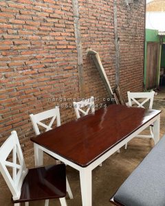 Set Kursi Makan Custom Minimalis Kayu Jati HMJ-SKMKN 22 - Image 3