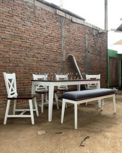 Set Kursi Makan Custom Minimalis Kayu Jati HMJ-SKMKN 22 - Image 5