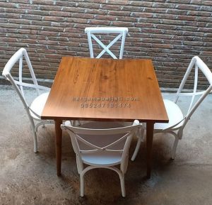 Set Kursi Makan Minimalis Kayu Jati HMJ-SKMKN 20 - Image 2