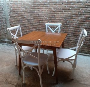 Set Kursi Makan Minimalis Kayu Jati HMJ-SKMKN 20