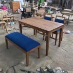 Set Kursi Makan Minimalis Kayu Jati HMJ-SKMKN 24