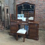 Set Meja Rias Minimalis Kayu Jati HMJ-MJRS 001 - Image 3